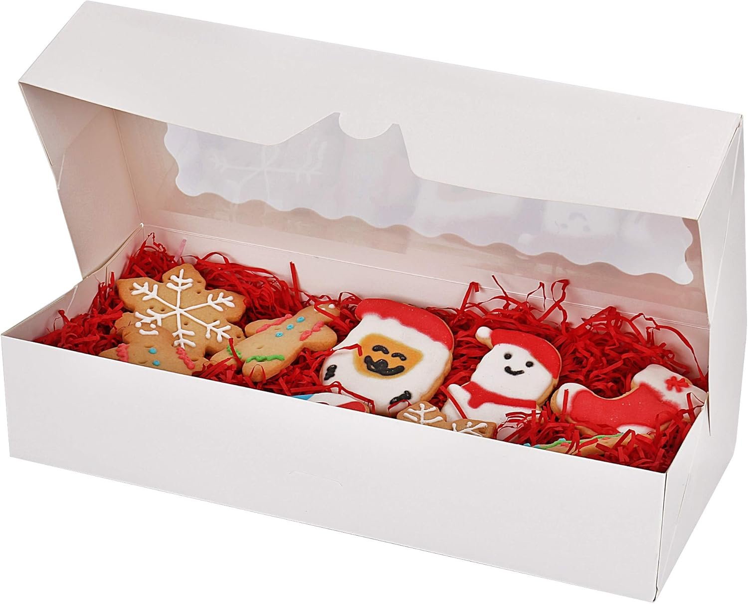Caja de Galletas con Ventana de 20 Paquetes, 12.5