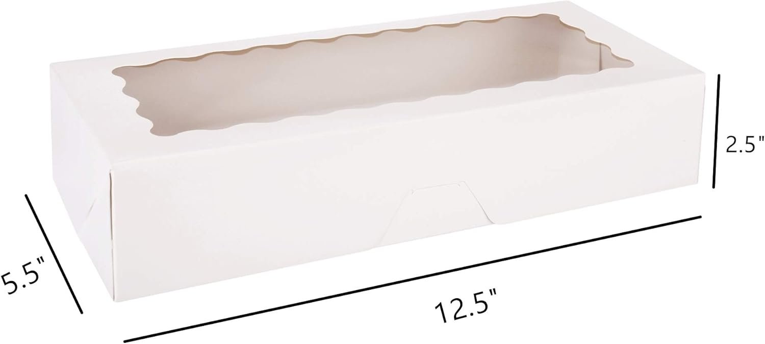 Caja de Galletas con Ventana de 20 Paquetes, 12.5