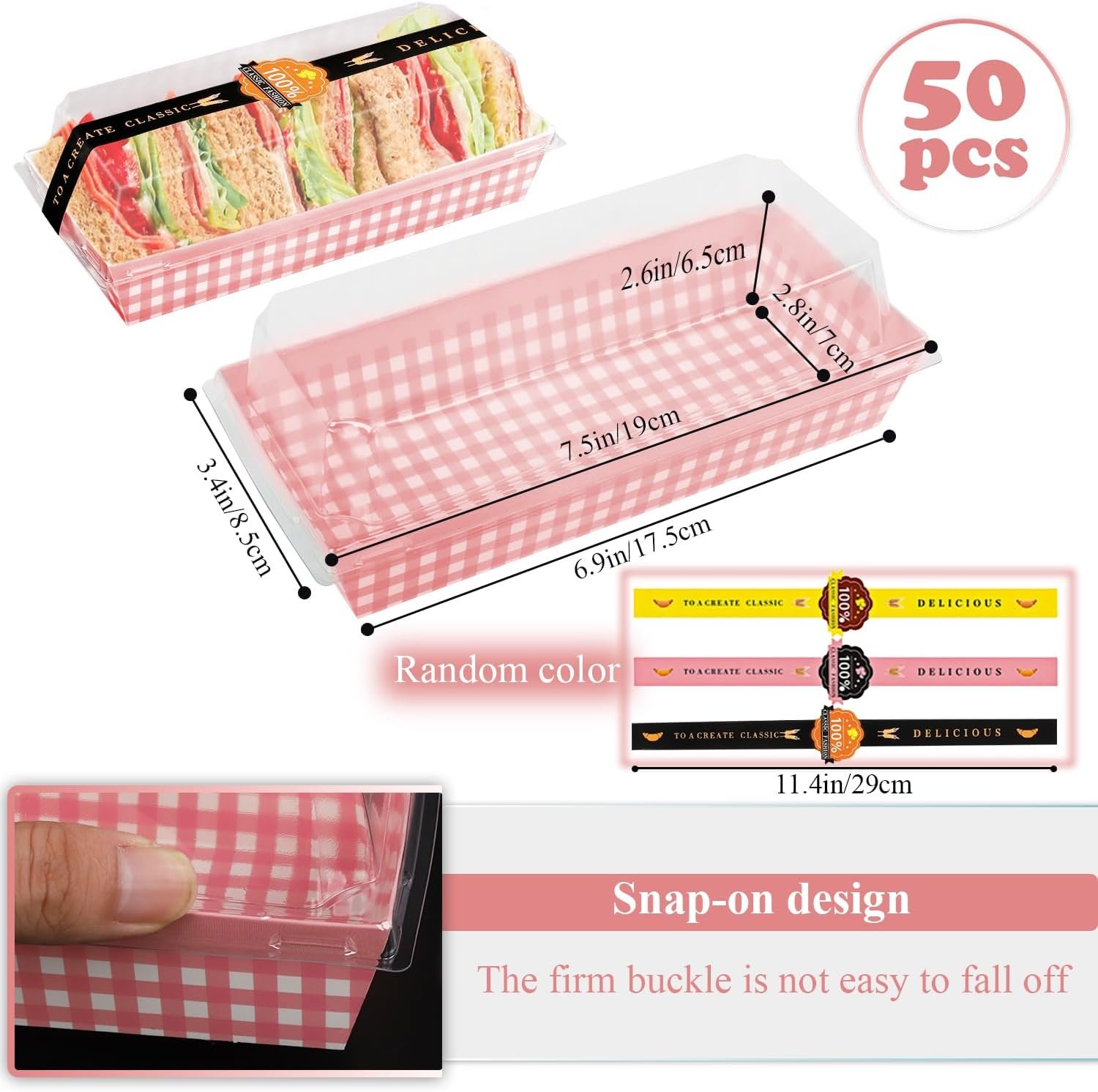 Logo Personalizado Caja de Pasteles Roll, Contenedor de Plástico para Rollos Suizos, Caja de Papel para Sandwiches, Caja Transparente para Postres, Caja para Muffins y Pasteles de Queso, Proveedor de Almacenamiento para Sushi y Frutas (Cuadrícula Rosa) Fábrica Logo Personalizado Caja de Pasteles Roll, Contenedor de Plástico para Rollos Suizos, Caja de Papel para Sandwiches, Caja Transparente para Postres, Caja para Muffins y Pasteles de Queso, Proveedor de Almacenamiento para Sushi y Frutas (Cuadrícula Rosa) Fábrica