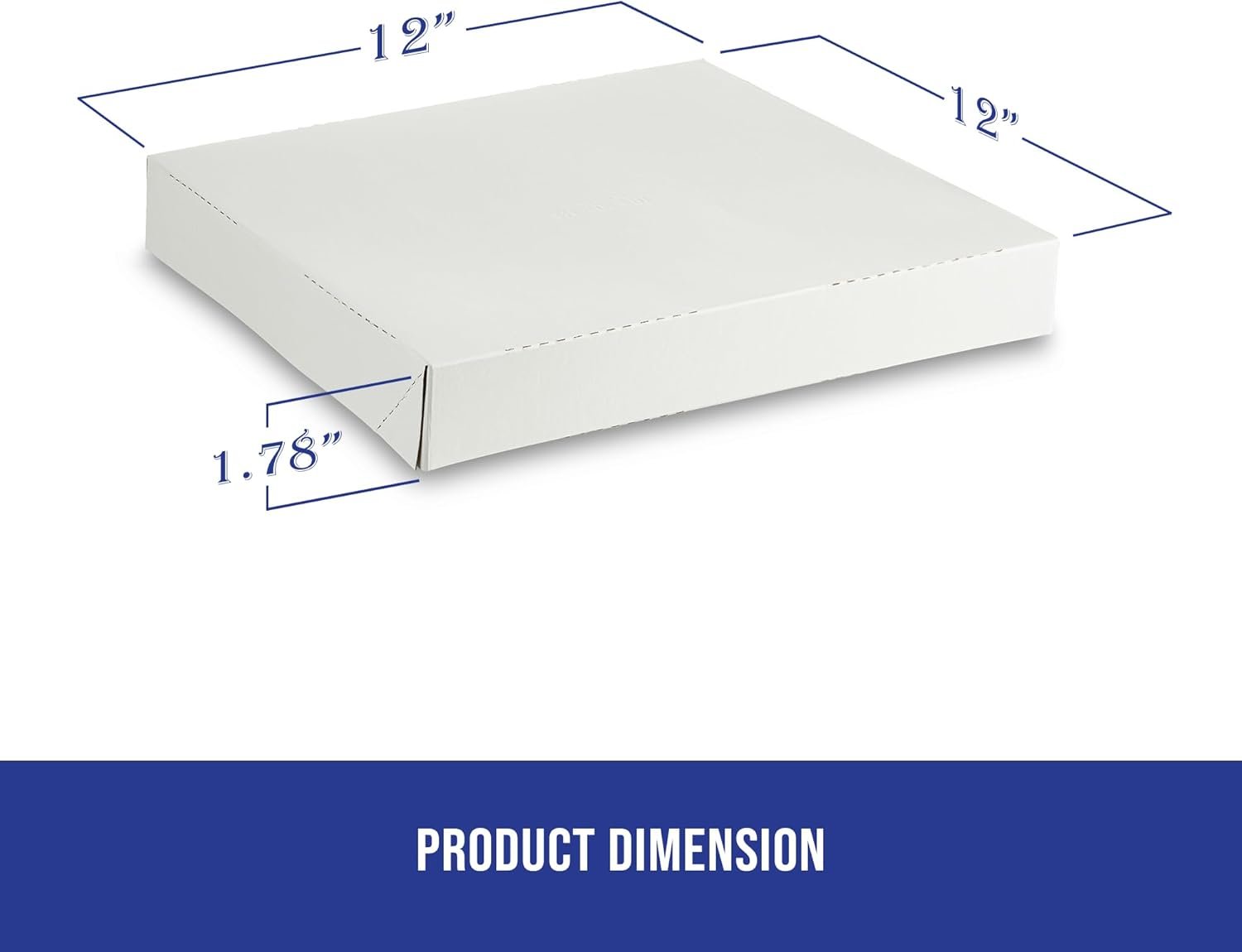 Cajas de Pizza Blancas Extras Finas de 12