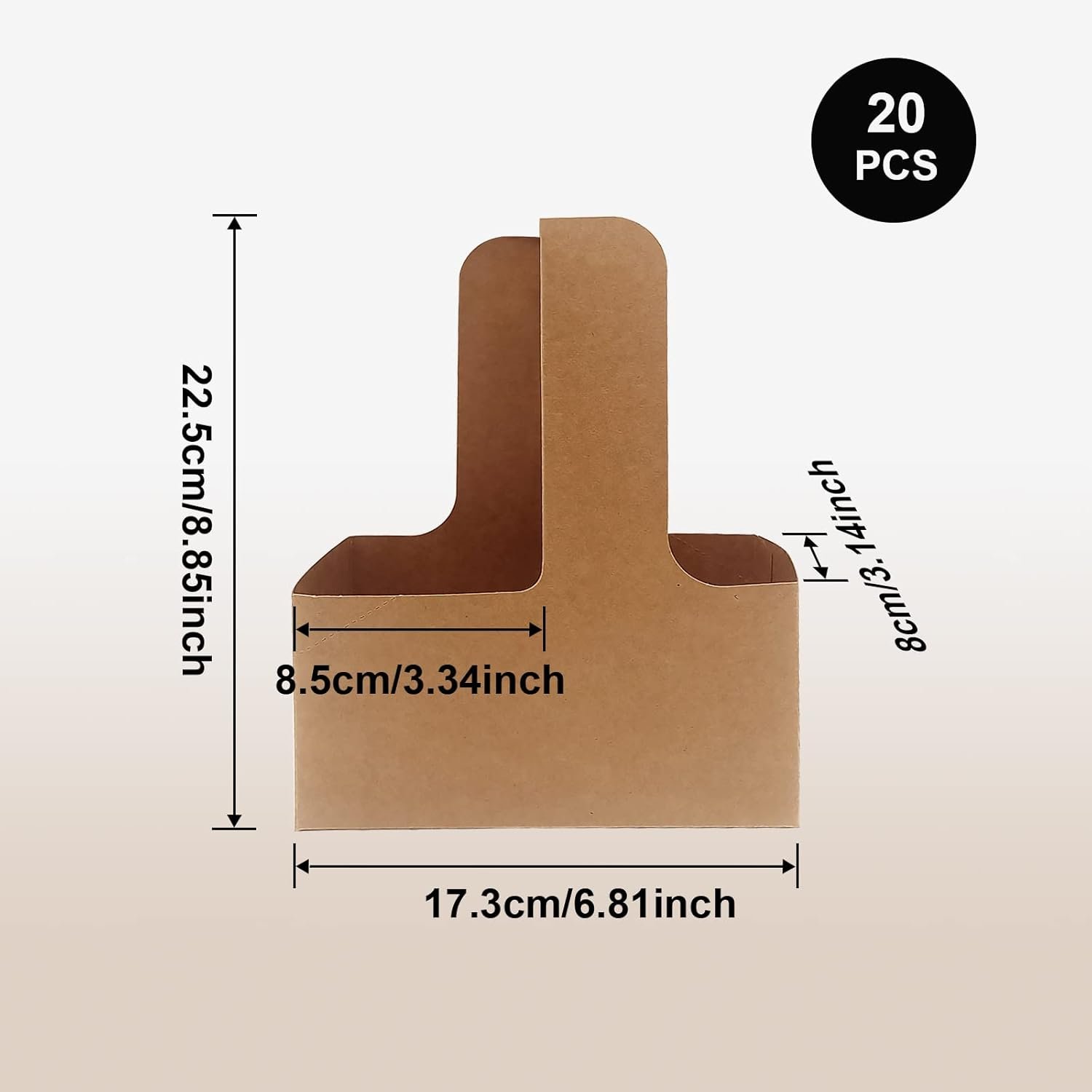 Logo Personalizado Portacopas de 2 Tazas con Asa, 20 Pack Portacopas de Papel Kraft Desechables para Bebidas Calientes o Frías, Soporte de Tazas para Restaurantes y Delivery, Proveedor de Soluciones de Embalaje. Logo Personalizado Portacopas de 2 Tazas con Asa, 20 Pack Portacopas de Papel Kraft Desechables para Bebidas Calientes o Frías, Soporte de Tazas para Restaurantes y Delivery, Proveedor de Soluciones de Embalaje.
