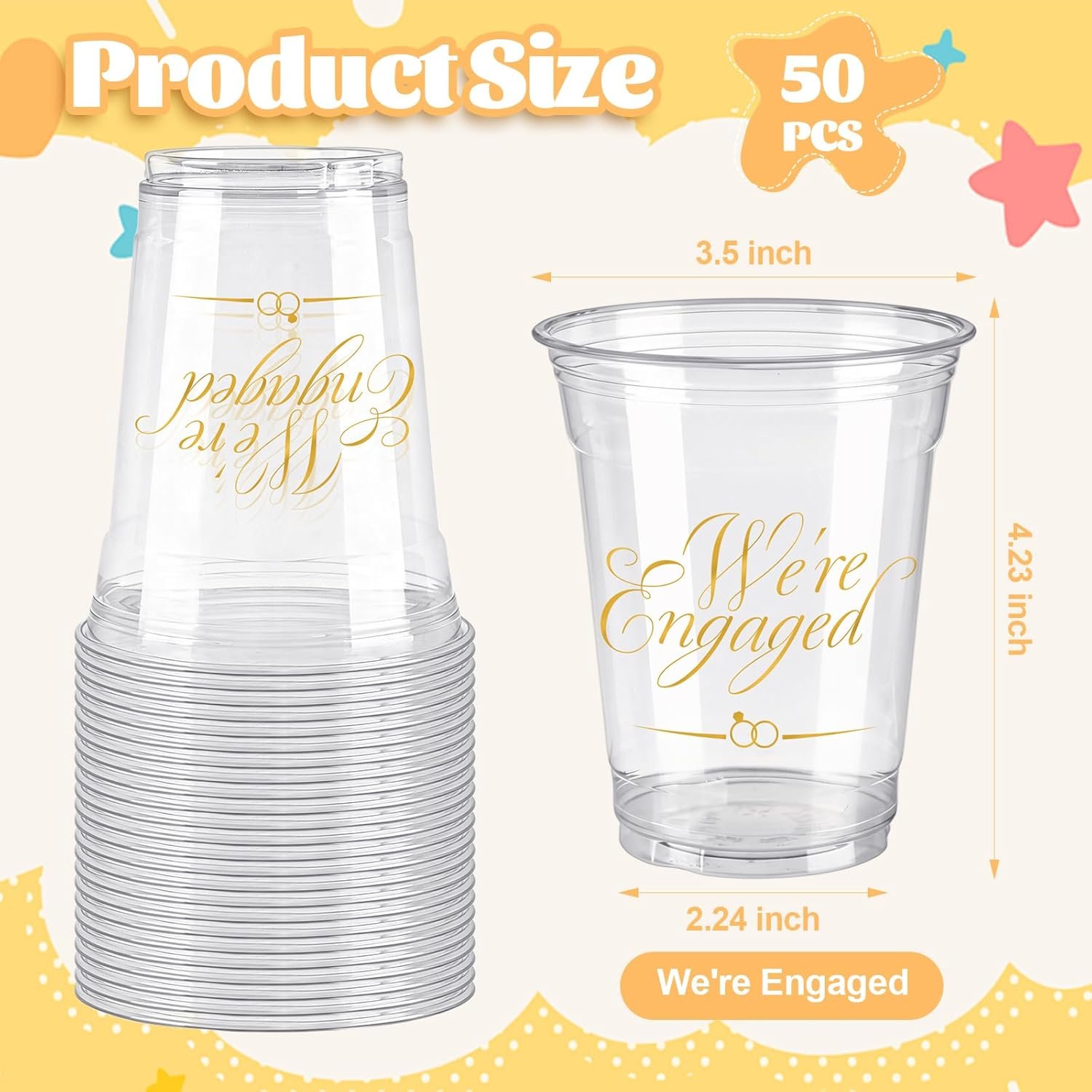 Logo Personalizado Tazas Desechables de 12 oz para Fiesta de Compromiso, Suministros de Celebración y Bebidas Frías, Decoración de Compromiso para el Evento, Proveedor de Artículos para Boda y Despedida de Soltera. Logo Personalizado Tazas Desechables de 12 oz para Fiesta de Compromiso, Suministros de Celebración y Bebidas Frías, Decoración de Compromiso para el Evento, Proveedor de Artículos para Boda y Despedida de Soltera.