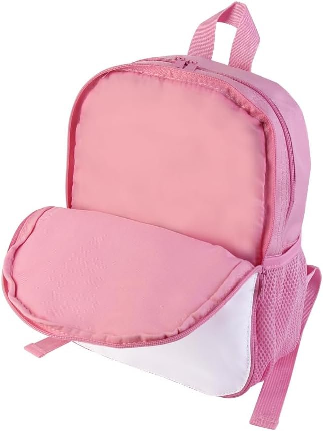 Logo Personalizado Mochila Blanca en Blanco para Personalización por Sublimación, Mochila de 12 Pulgadas para Niños en Guardería, Preescolar y Jardín de Infancia, Marca Blanca Proveedor Logo Personalizado Mochila Blanca en Blanco para Personalización por Sublimación, Mochila de 12 Pulgadas para Niños en Guardería, Preescolar y Jardín de Infancia, Marca Blanca Proveedor