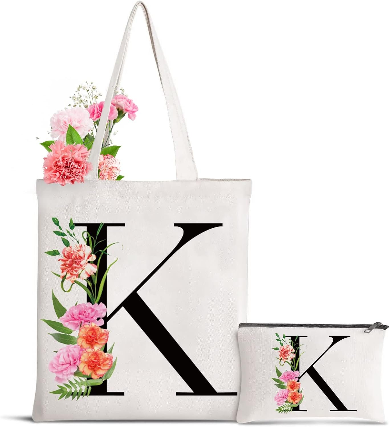 Bolsa Tote de Lona Personalizada con Logo Personalizado para Regalos de Día de la Madre, Damas de Honor, Cumpleaños y Bodas, Proveedor de alta calidad.