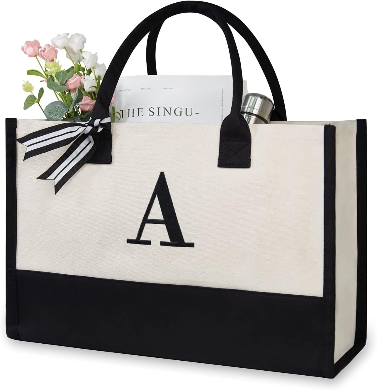 Bolsa de playa personalizada con logo, tote bag de regalo monogramada para mujeres, Fábrica de productos personalizados.