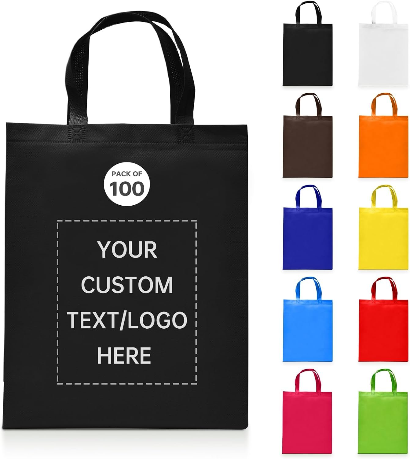 Bolsas Tote Personalizadas con Logo - 100 Ideales para Actividades Comerciales, Compras y Eventos Corporativos, Proveedor de Alta Calidad