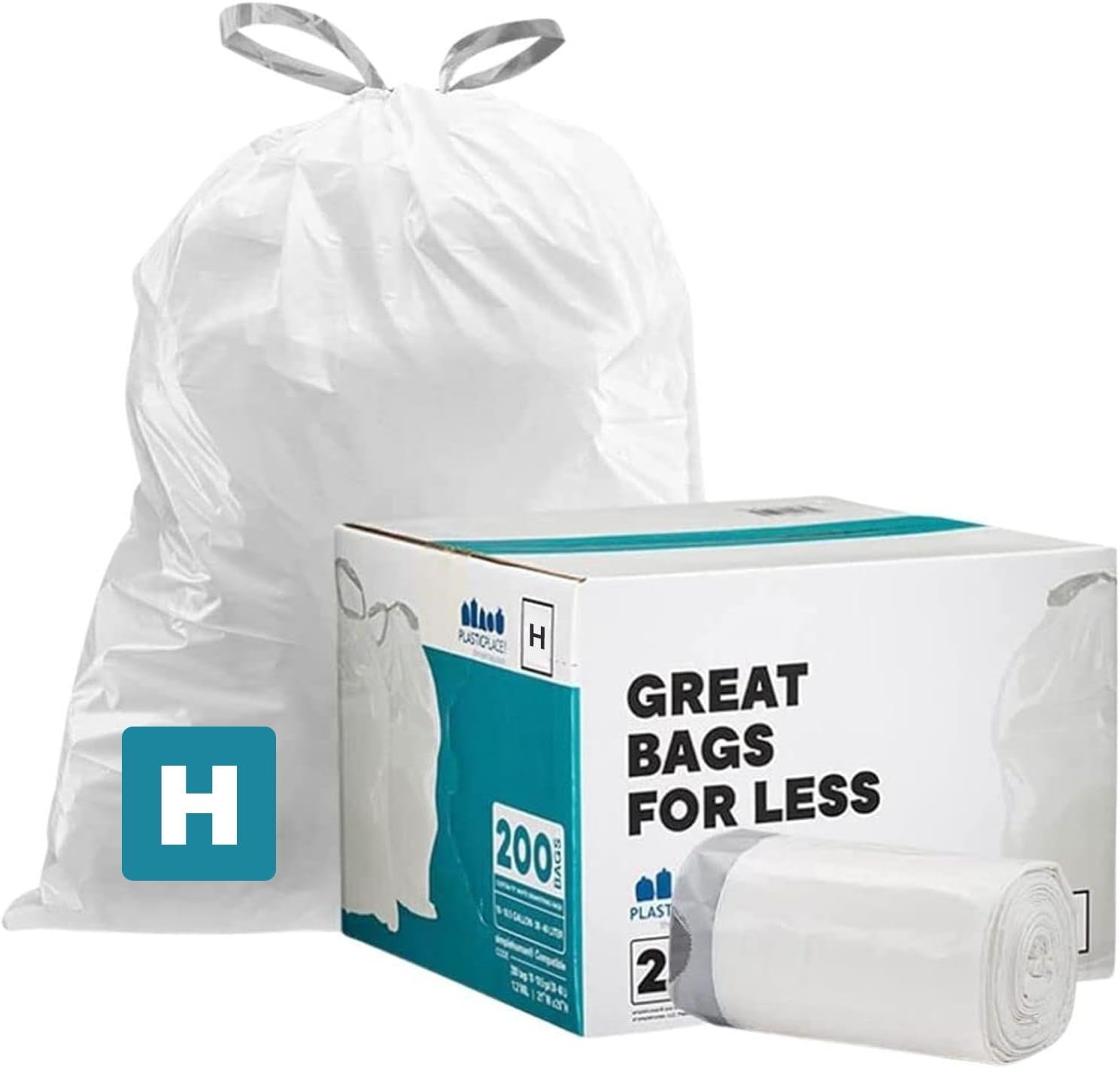 Bolsas de basura de ajuste personalizado con logo personalizado de 8-9 galones, resistentes al desgarro, 200 unidades, marca blanca para disposición de desechos, proveedor de soluciones pesadas.