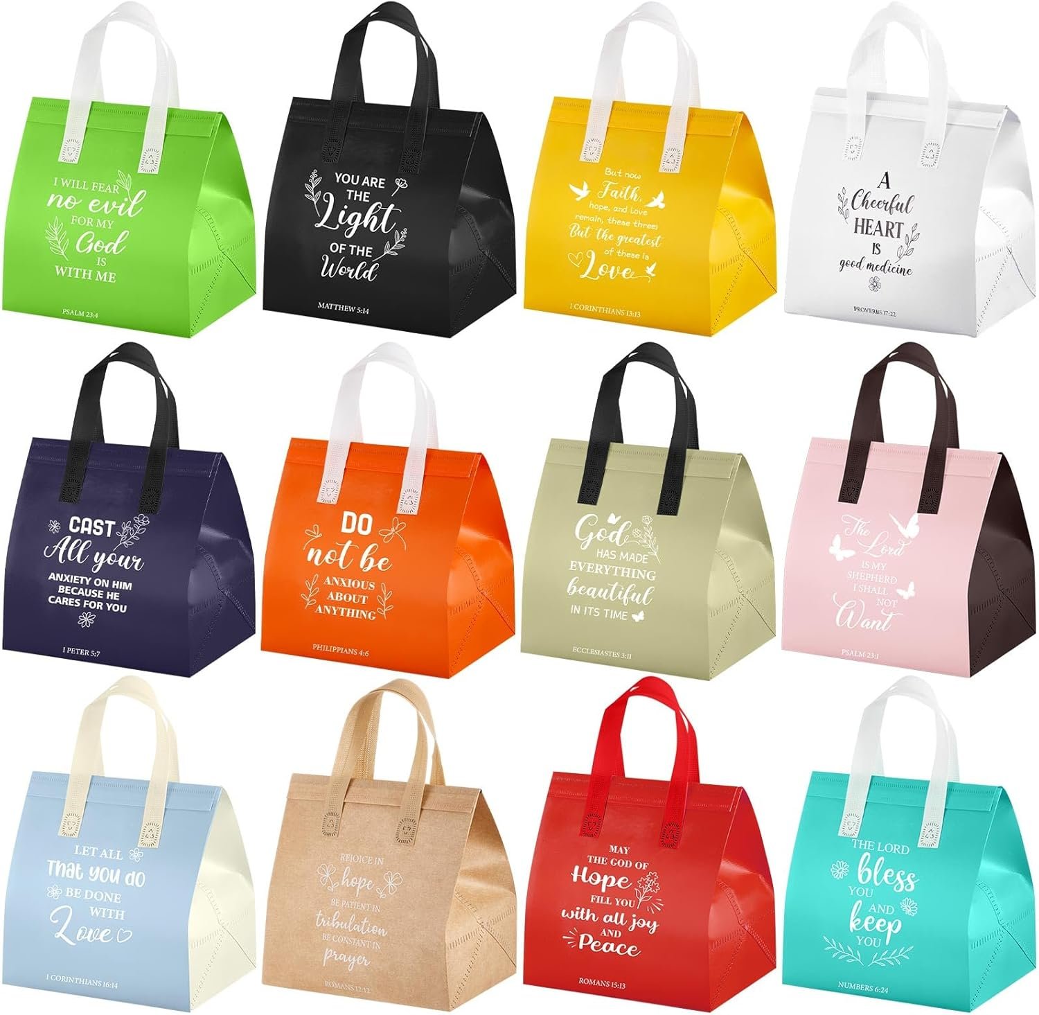 Bolsas de regalo religiosas con logo personalizado al por mayor, pack de 48 bolsas térmicas para comida caliente y fría, ideales para eventos en la iglesia, reuniones de fe y comidas en grupo, suministros de actividades religiosas, proveedor confiable. Bolsas de regalo religiosas con logo personalizado al por mayor, pack de 48 bolsas térmicas para comida caliente y fría, ideales para eventos en la iglesia, reuniones de fe y comidas en grupo, suministros de actividades religiosas, proveedor confiable.