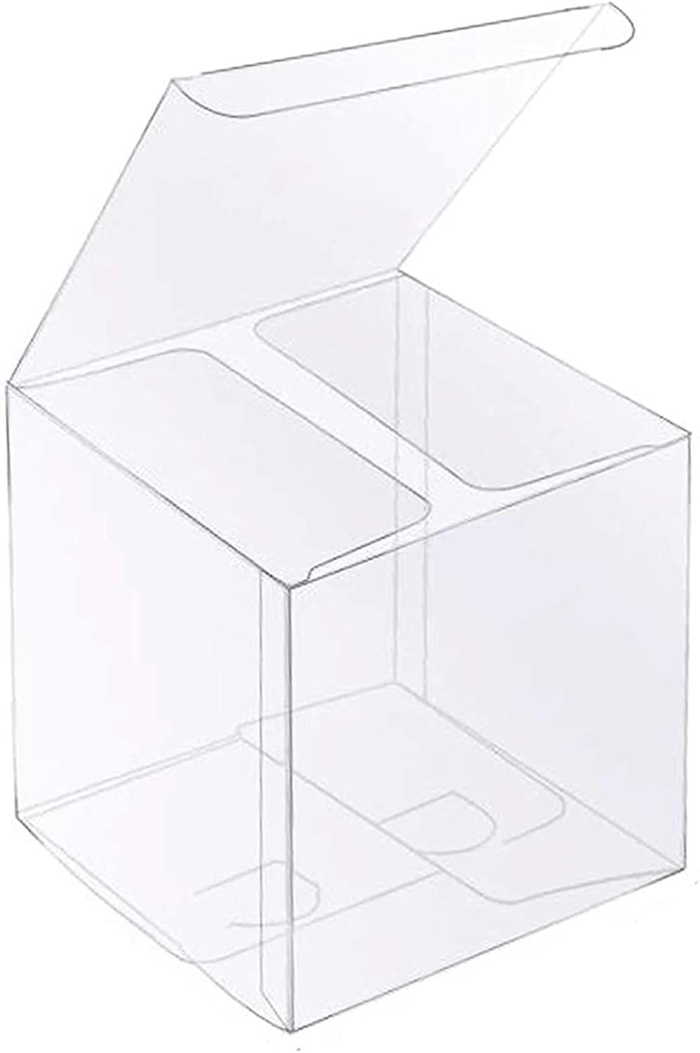 Caja Transparente Para Regalo 30 PCS, 4 x 4 x 4 pulgadas, Ideal para Bodas, Cumpleaños, Pascua, Día de la Madre y Día del Padre, Marca Blanca con Logo Personalizado, Proveedor de Fábrica.