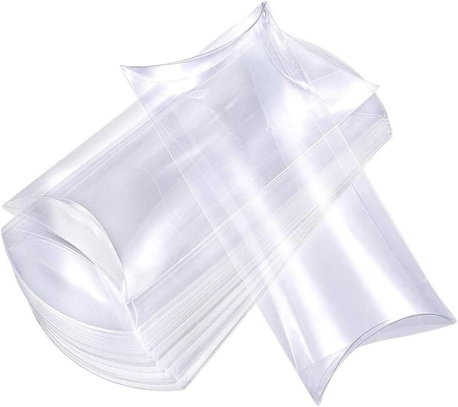 Caja de favor de plástico transparente personalizada de 30 paquetes con logo, ideal para dulces y regalos en bodas, festivales y el Día de las Madres, empaquetado de marca blanca, tamaño 4.5x2.5x1 pulgadas, de un fabricante confiable. Caja de favor de plástico transparente personalizada de 30 paquetes con logo, ideal para dulces y regalos en bodas, festivales y el Día de las Madres, empaquetado de marca blanca, tamaño 4.5x2.5x1 pulgadas, de un fabricante confiable.