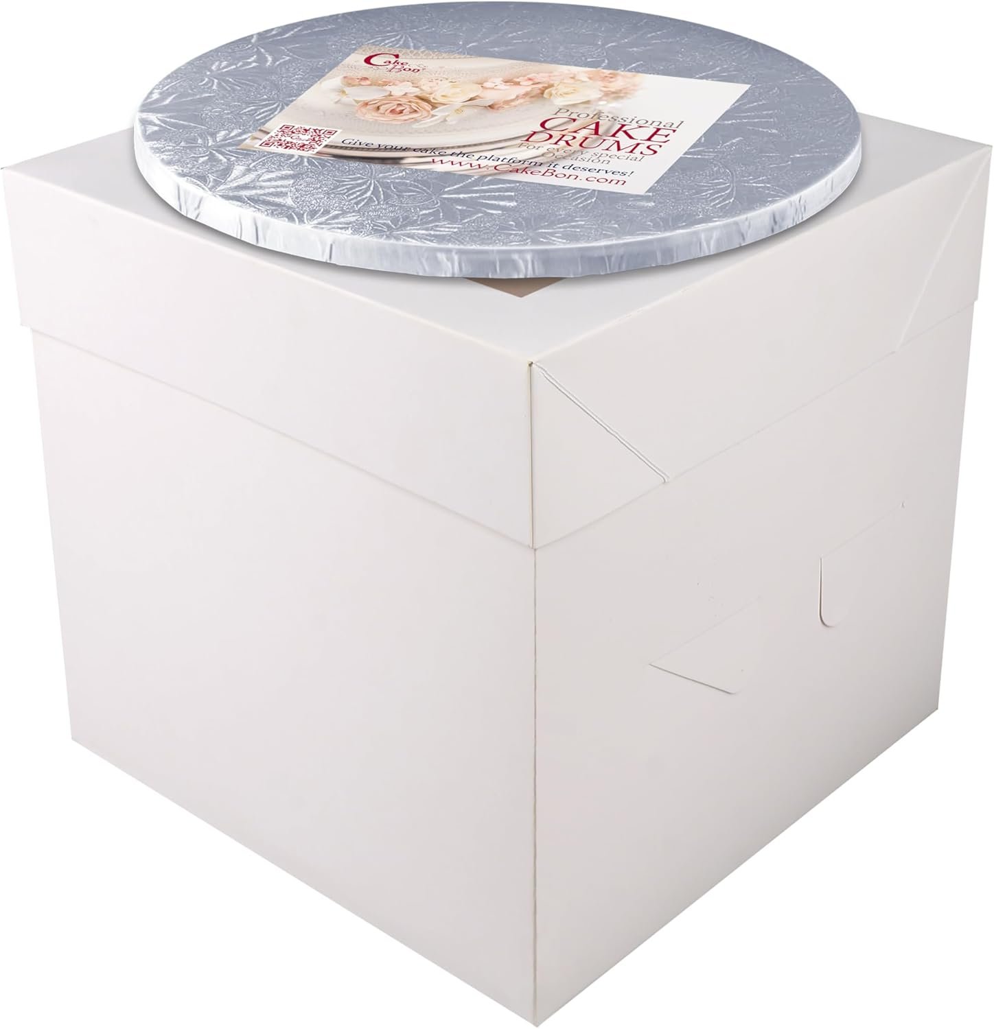 Caja para Pasteles con Ventana - Base para Pasteles Redonda de 12 Pulgadas Plateada (1-Pack) - Logo Personalizado para Cumpleaños, Bodas y Fiestas de Proveedor. Caja para Pasteles con Ventana - Base para Pasteles Redonda de 12 Pulgadas Plateada (1-Pack) - Logo Personalizado para Cumpleaños, Bodas y Fiestas de Proveedor.
