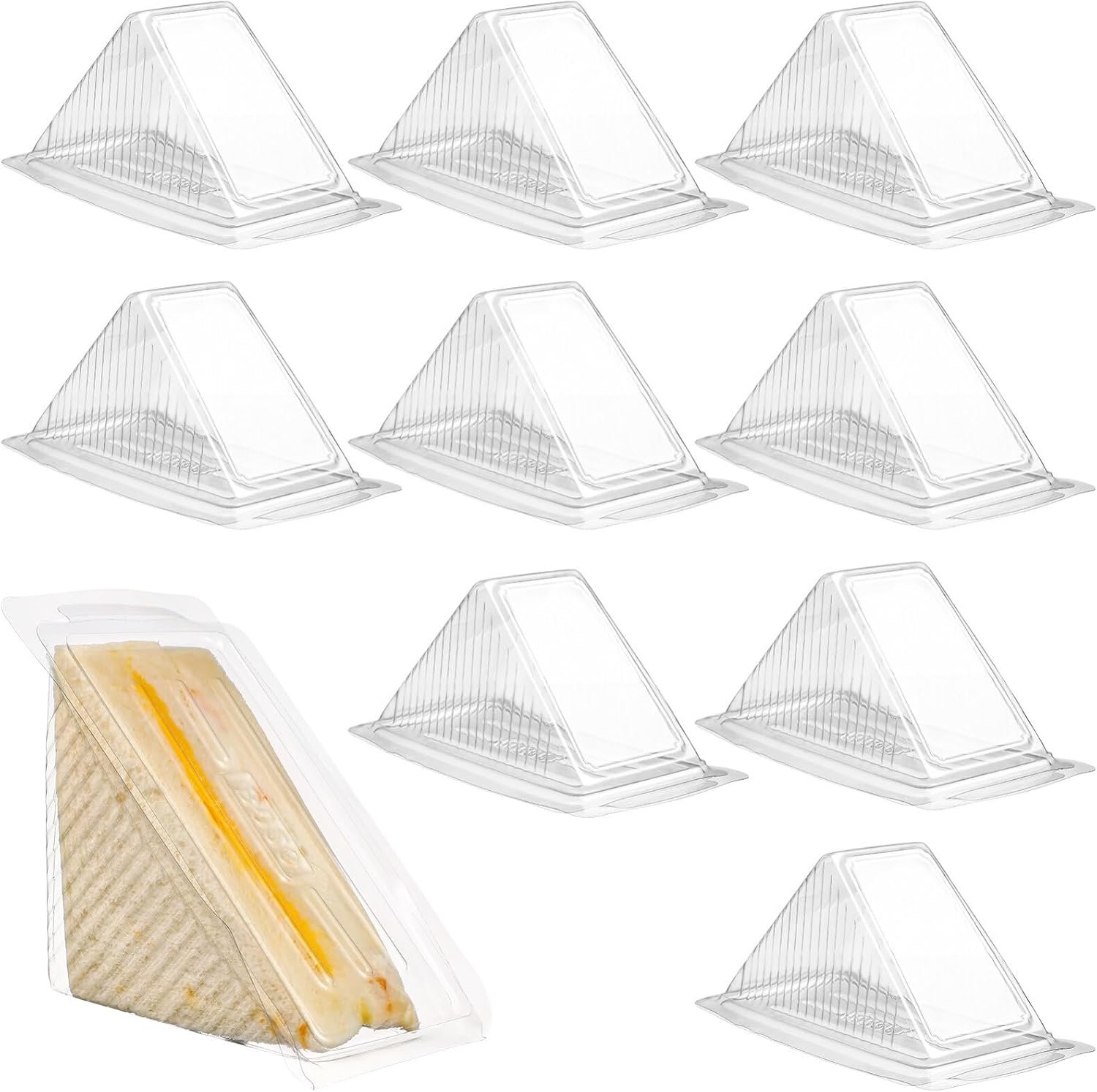 Cajas de Empaque de Sándwich Triangulares Transparentes 5.90X3.34X3.14 Pulgadas con Logo Personalizado, Envases Desechables para Fiestas, Bodas, Baby Showers y Comidas para Llevar - Proveedor de Soluciones de Embalaje Cajas de Empaque de Sándwich Triangulares Transparentes 5.90X3.34X3.14 Pulgadas con Logo Personalizado, Envases Desechables para Fiestas, Bodas, Baby Showers y Comidas para Llevar - Proveedor de Soluciones de Embalaje