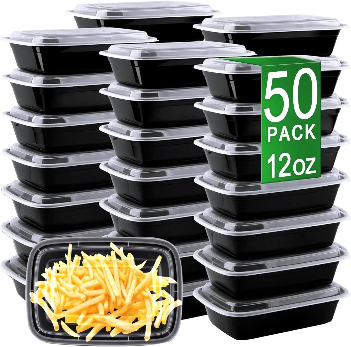 Contenedores de comida desechables 50 Pack 12oz, aptos para microondas y lavavajillas, con tapa a prueba de fugas, cajas de almuerzo reutilizables, logo personalizado, marca blanca de fábrica, libres de BPA y seguros para el congelador. Contenedores de comida desechables 50 Pack 12oz, aptos para microondas y lavavajillas, con tapa a prueba de fugas, cajas de almuerzo reutilizables, logo personalizado, marca blanca de fábrica, libres de BPA y seguros para el congelador.
