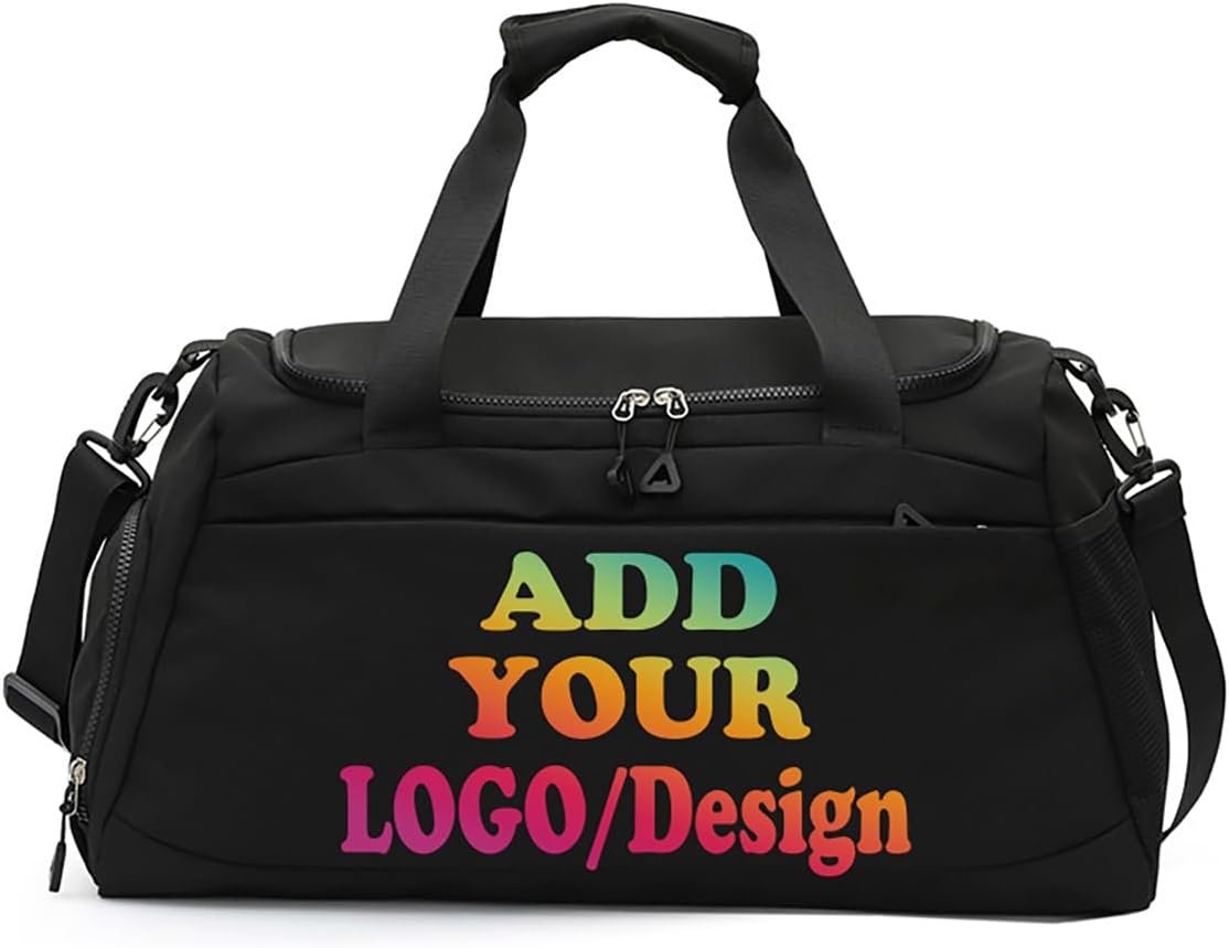 Fábrica de bolsas de gimnasio personalizadas con logo, bolsa de viaje grande para hombres y mujeres, marca blanca en color negro. Fábrica de bolsas de gimnasio personalizadas con logo, bolsa de viaje grande para hombres y mujeres, marca blanca en color negro.