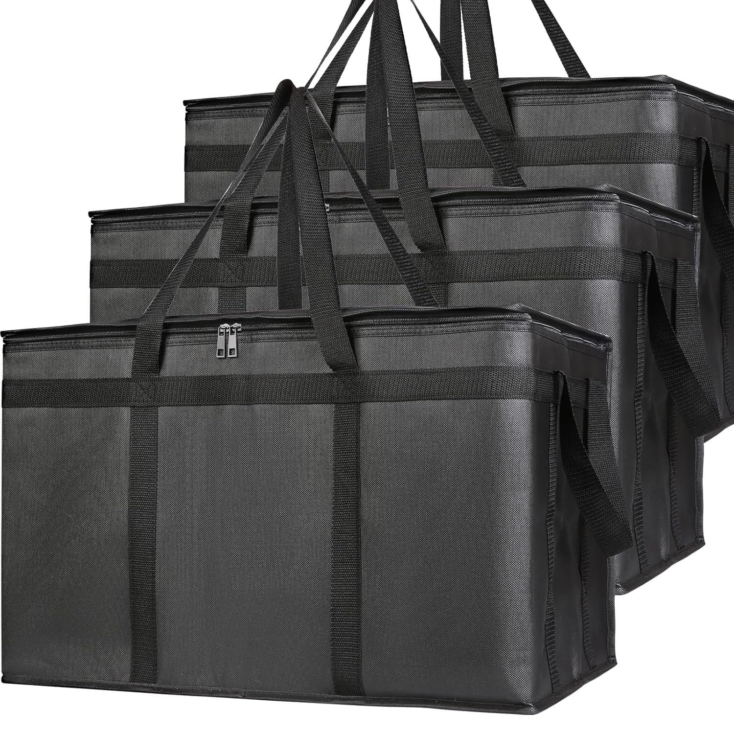 Logo Personalizado Bolsa Térmica Aislada para Entrega de Comida 3-Pack XXXL, Bolsas para Pizza, Bolsa de Entrega Rideshare, Transportador Frío/Caliente para Catering/Compras/Viajes/Coche, Proveedor de Marca Blanca. Logo Personalizado Bolsa Térmica Aislada para Entrega de Comida 3-Pack XXXL, Bolsas para Pizza, Bolsa de Entrega Rideshare, Transportador Frío/Caliente para Catering/Compras/Viajes/Coche, Proveedor de Marca Blanca.