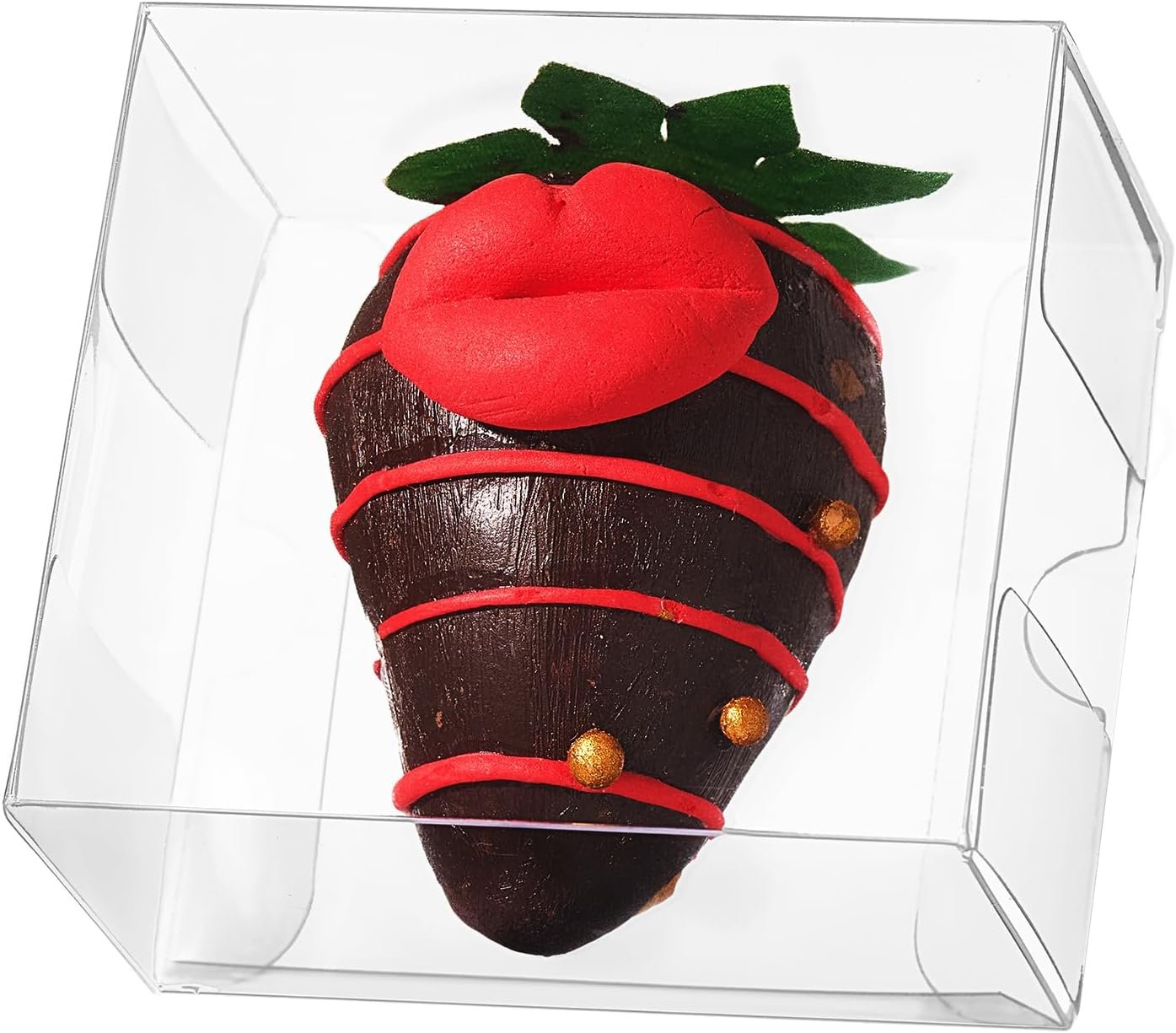 Logo Personalizado Cajas Transparentes para Regalos de Repostería 2.5