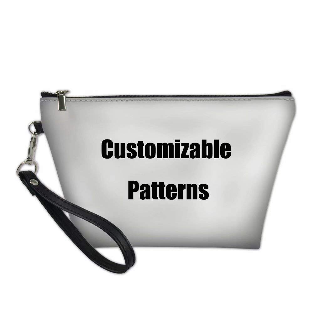 Logo Personalizado Neceser de Maquillaje de Moda para Viajes de Mujeres, Organizador de Cosméticos y Joyas con Cierre, Marca Blanca, Proveedor de Fábrica de Piel PU Impermeable.