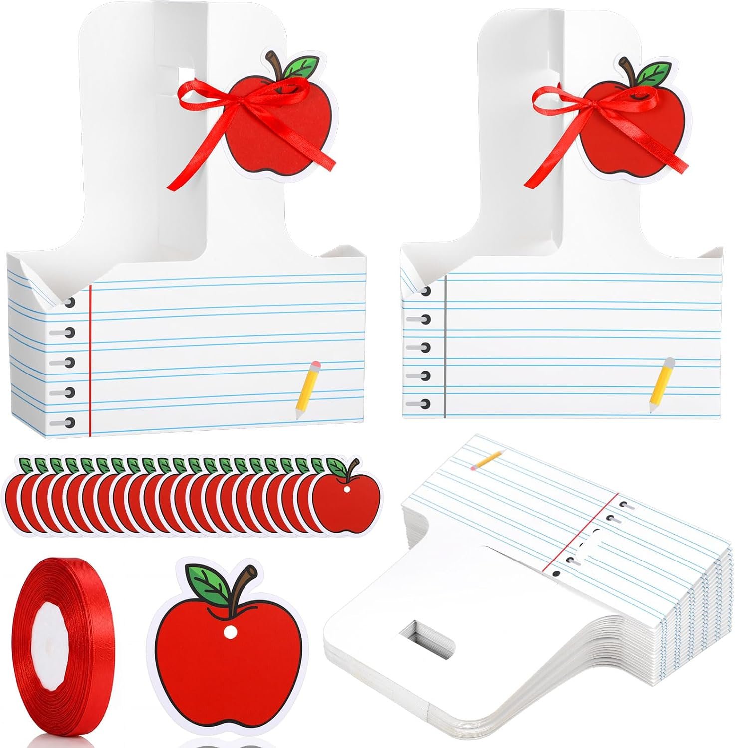 Logo Personalizado para 20 Set de Regalos de Apreciación del Profesor, Soporte para Bebidas de 2 Tazas con Tarjeta de Saludo de Manzana y Cinta, Porta tazas de papel Kraft plegable con asa para la fiesta del Día del Maestro (Rayas Blancas) fabricado por Proveedor. Logo Personalizado para 20 Set de Regalos de Apreciación del Profesor, Soporte para Bebidas de 2 Tazas con Tarjeta de Saludo de Manzana y Cinta, Porta tazas de papel Kraft plegable con asa para la fiesta del Día del Maestro (Rayas Blancas) fabricado por Proveedor.
