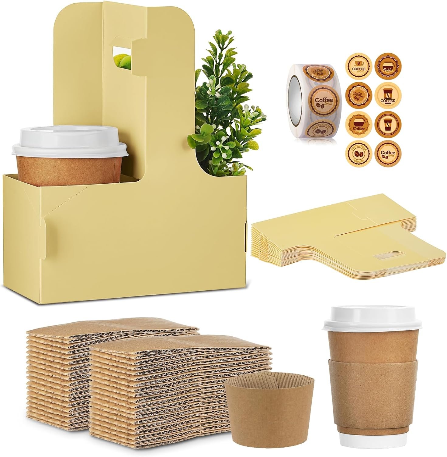 Logo Personalizado para Transportar Bebidas, Portavasos desechables de 2 tazas, 16 unidades, ideales para bebidas frías o calientes, con mangas y rollo de etiquetas, perfectos para entrega de alimentos, Proveedor de soluciones prácticas. Logo Personalizado para Transportar Bebidas, Portavasos desechables de 2 tazas, 16 unidades, ideales para bebidas frías o calientes, con mangas y rollo de etiquetas, perfectos para entrega de alimentos, Proveedor de soluciones prácticas.