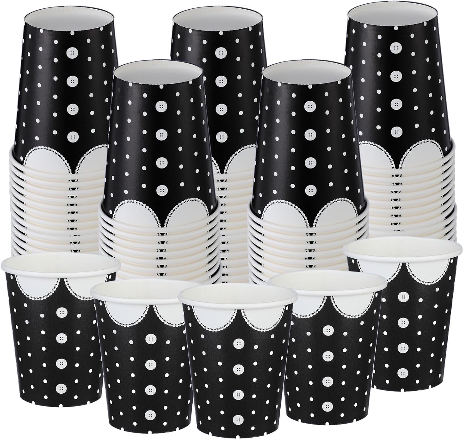 Tazas de papel desechables de 9 oz con patrón gótico para fiestas de cumpleaños y Halloween, ideales para regalos y decoraciones de fiesta, con Logo Personalizado y disponibles a través de nuestro Proveedor. Tazas de papel desechables de 9 oz con patrón gótico para fiestas de cumpleaños y Halloween, ideales para regalos y decoraciones de fiesta, con Logo Personalizado y disponibles a través de nuestro Proveedor.